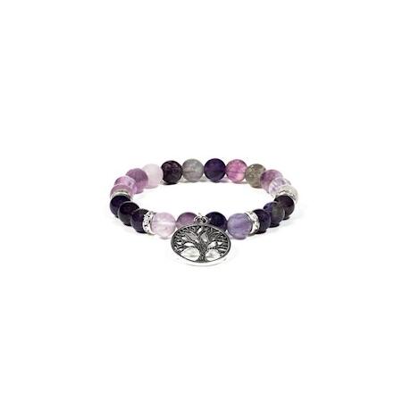 Baum des Lebens - Armband mit Amethyst/Fluorit